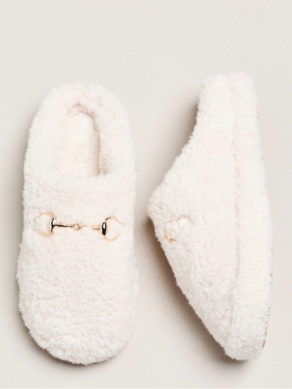 Maeve Sherpa Fleece Bit Scuff Slipper, Sz S 6-7